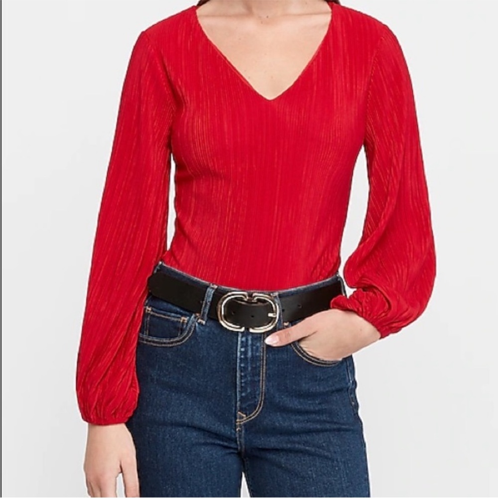 NWT Express Balloon Sleeve Body Suit!